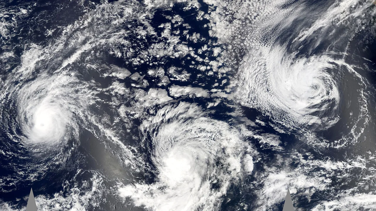 2005 Pacific hurricane season three active storms