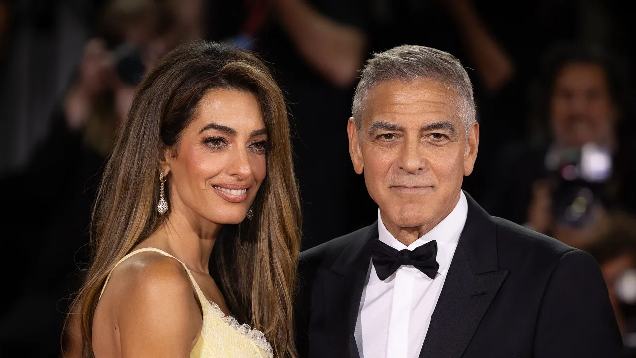 Amal and George Clooney at the 2024 Venice Film Festival