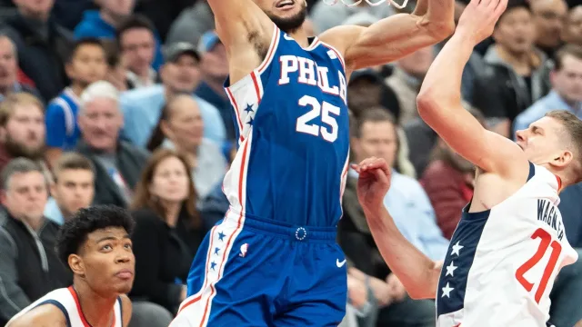 Ben Simmons dunk 2019