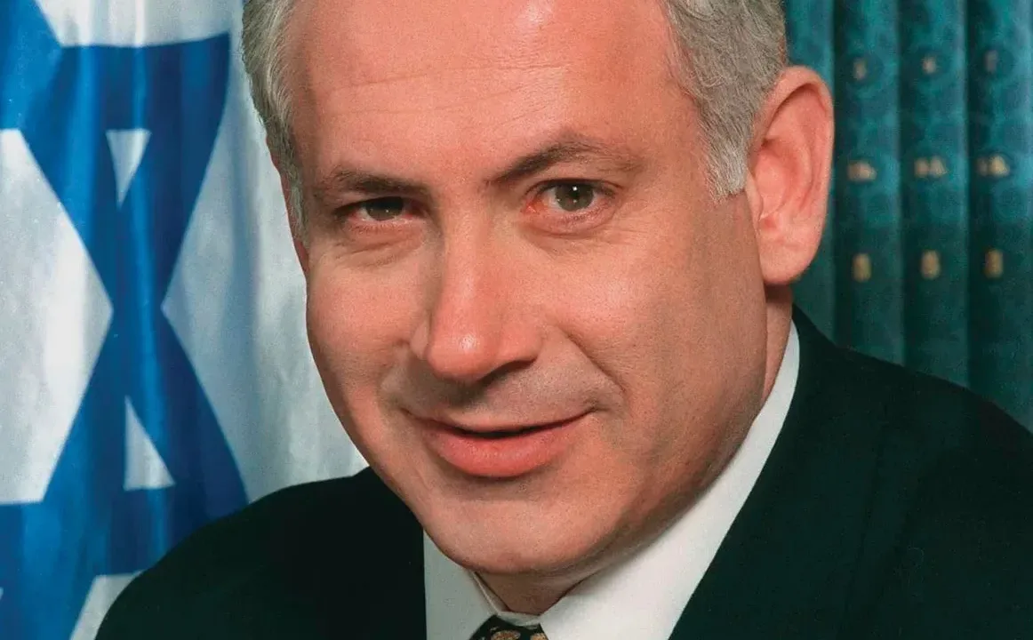 Official portrait of Israel's 9th Prime Minister, Benjamin Netanyahu.