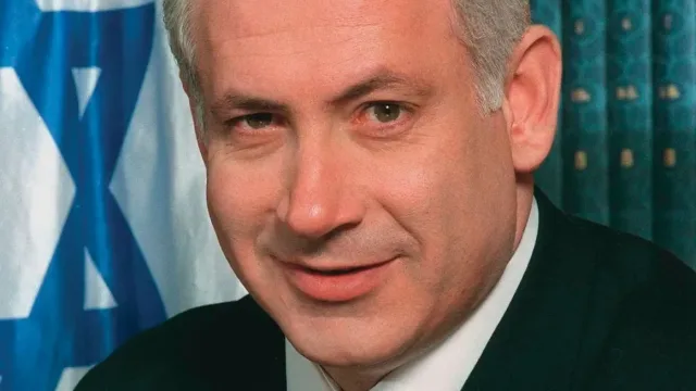 Official portrait of Israel's 9th Prime Minister, Benjamin Netanyahu.