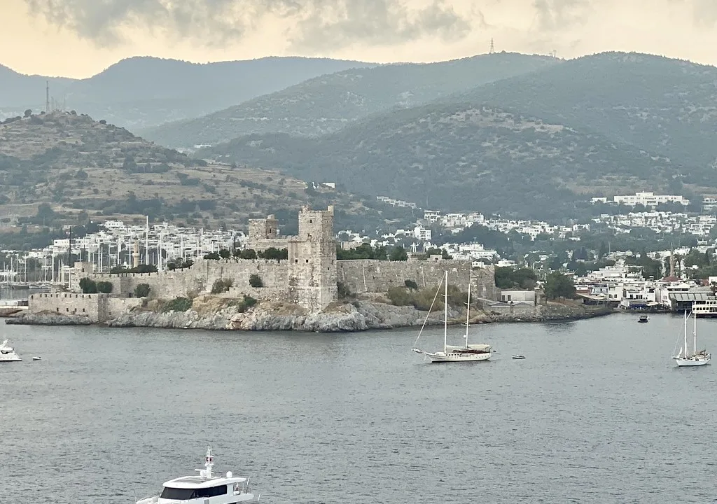 Bodrum Castle from Harbor, Bodrum, Turkiye