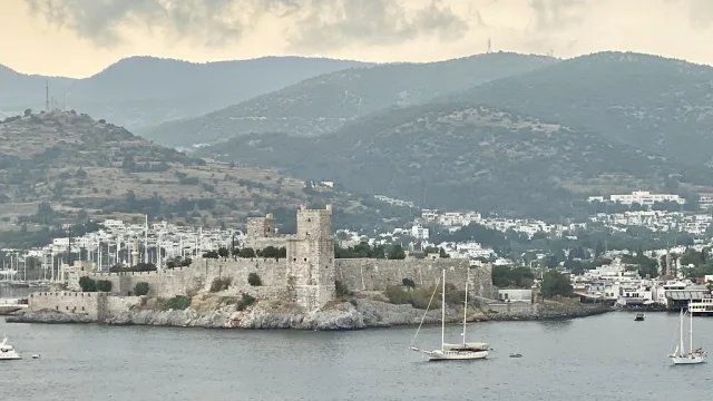 Bodrum Castle from Harbor, Bodrum, Turkiye