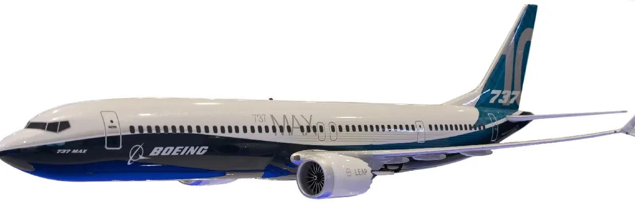 Boeing 737 MAX 10 model at ILA 2018