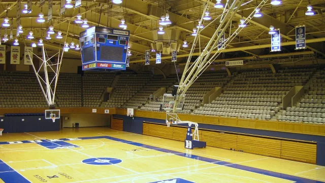 Duke's famous Cameron Indoor Stadium. Summer of 2006.