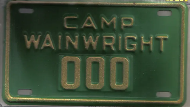 Camp Wainwright, military base ALBERTA