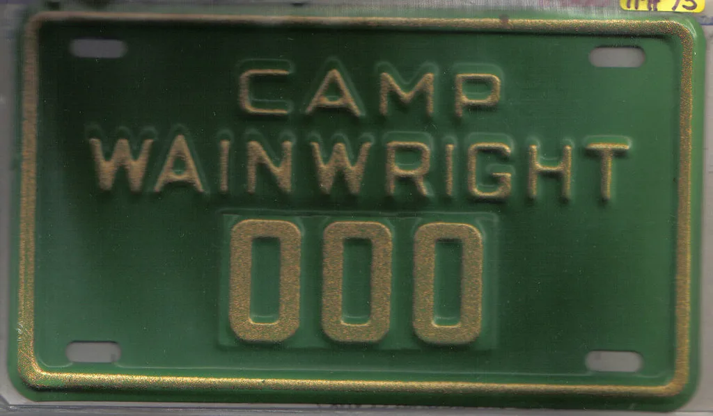 Camp Wainwright, military base ALBERTA
