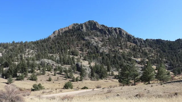 Castle Rock, a mountain in Chaffee County, Colorado.