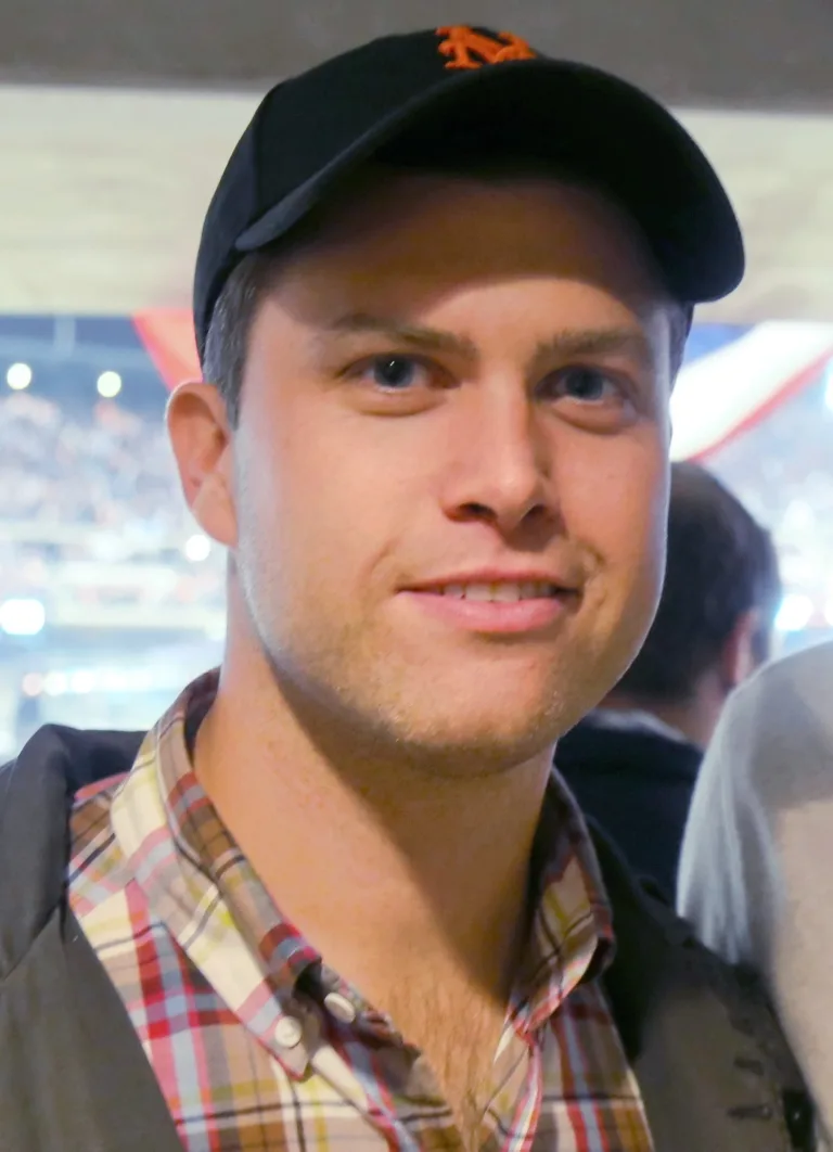 Colin Jost at Citi Field in New York. Cropped from Colin Jost and Michael Che at Citi Field, 2015.jpg.