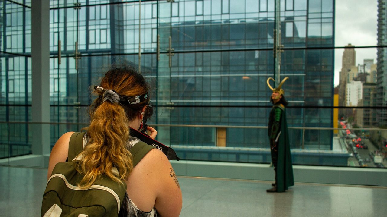 Cosplay of Loki at the 2021 New York Comic Con