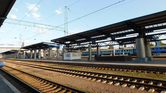 Dnipro railway station, Dnipro, Ukraine; 07.08.2019