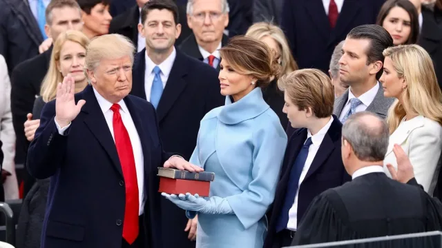 Donald Trump swearing in ceremony