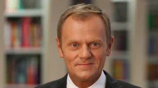 Donald Tusk at the Wyższa Szkoła Bankowa (WSB University), Toruń.
