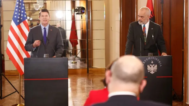 Edi Rama Prime Minister of Albania e Keith Krach