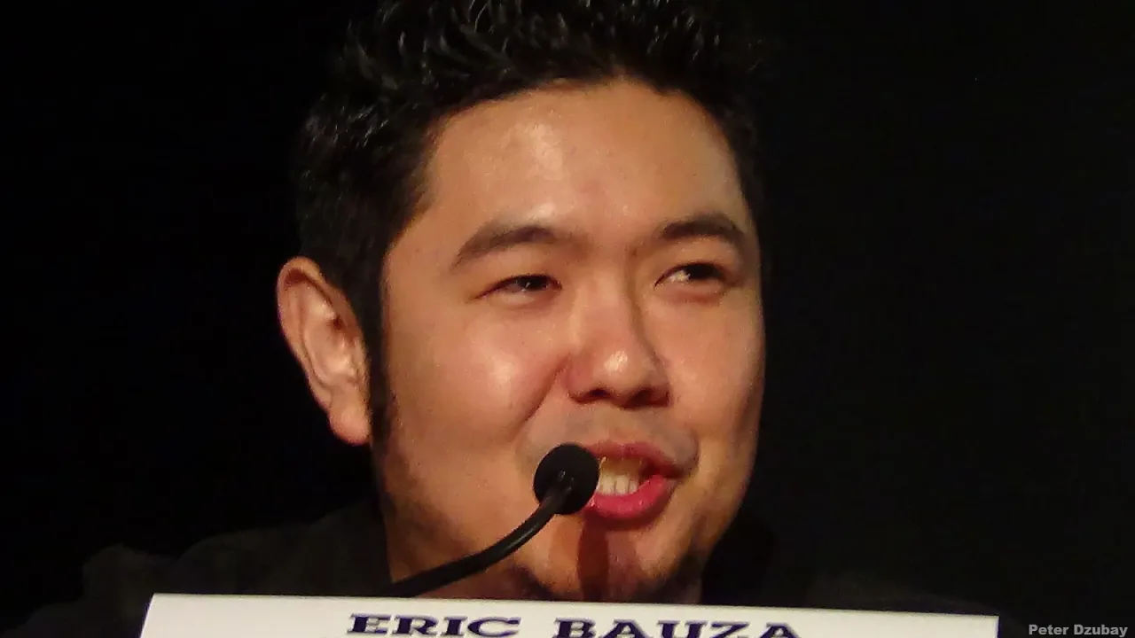 Eric Bauza speaking at New York Comic Con 2014 during the Cartoon Network Presentsː CN Anythingǃ panel.