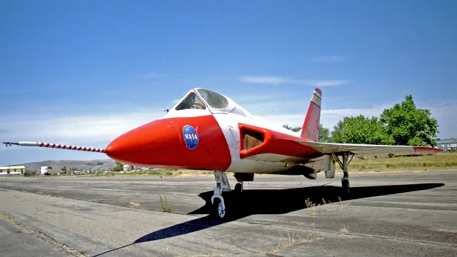 F5D-1 Skylancer At Ontario, Oregon Municipal Airport
