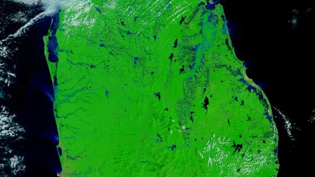 Flooding in Sri Lanka (MODIS )