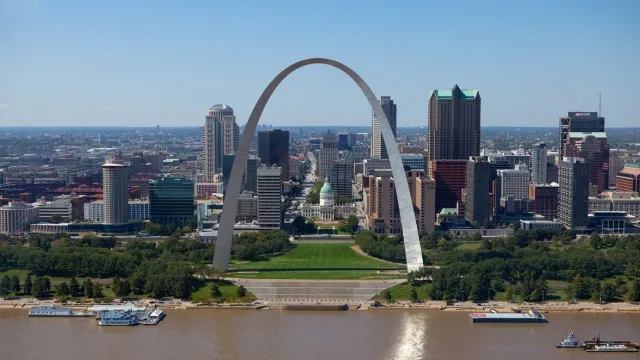 The Gateway Arch is a 630-foot (192 m) monument in St. Louis in the U.S. state of Missouri.