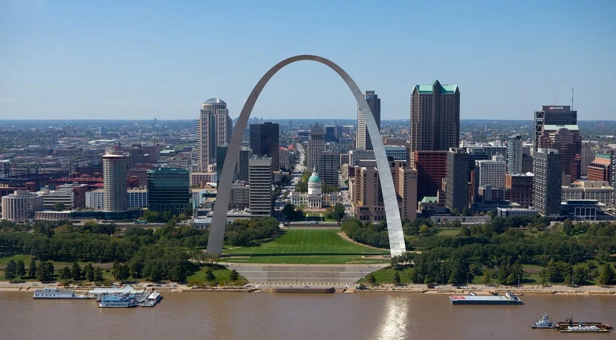 The Gateway Arch is a 630-foot (192 m) monument in St. Louis in the U.S. state of Missouri.