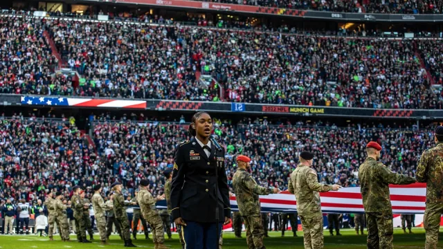 Germany hosted its first-ever American NFL football game