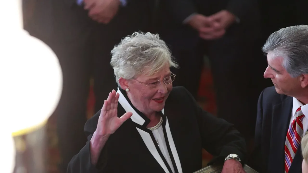 Governor Kay Ivey was sworn in as the 54th governor of Alabama on April 10, 2017 at the Alabama State Capitol.