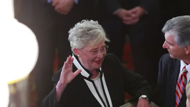 Governor Kay Ivey was sworn in as the 54th governor of Alabama on April 10, 2017 at the Alabama State Capitol.
