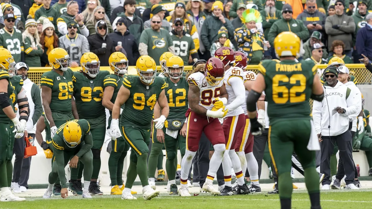 Green Bay Packers sideline