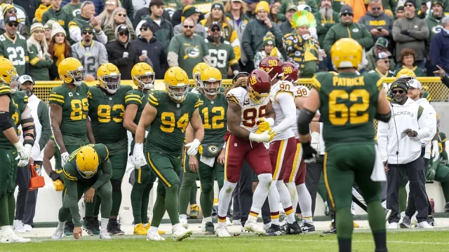 Green Bay Packers sideline