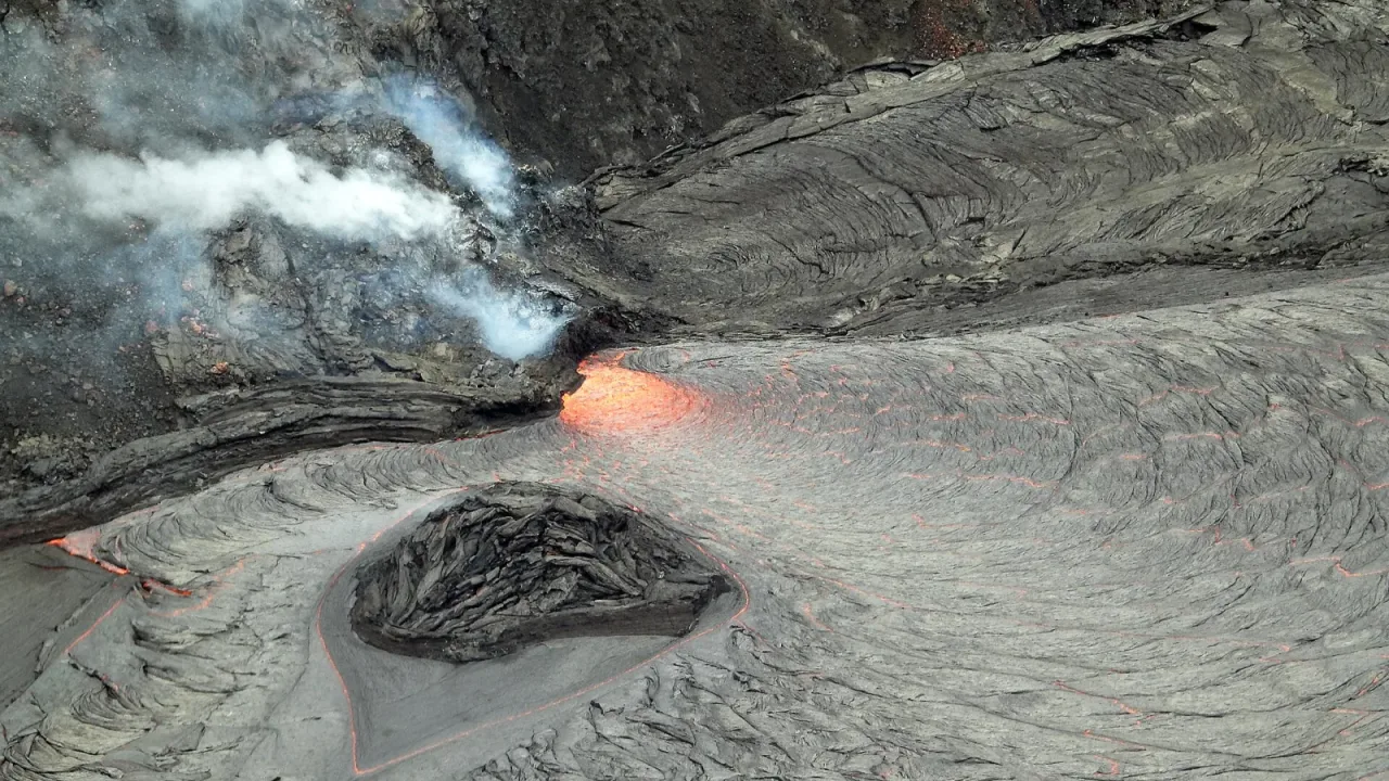 Halemaumau Crater (17 February 2021) (Kilauea Volcano, Hawaii)