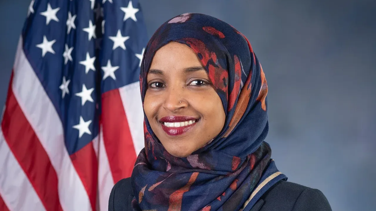 Ilhan Omar, official portrait, 116th Congress
