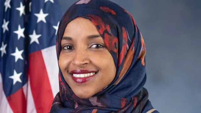 Ilhan Omar, official portrait, 116th Congress A