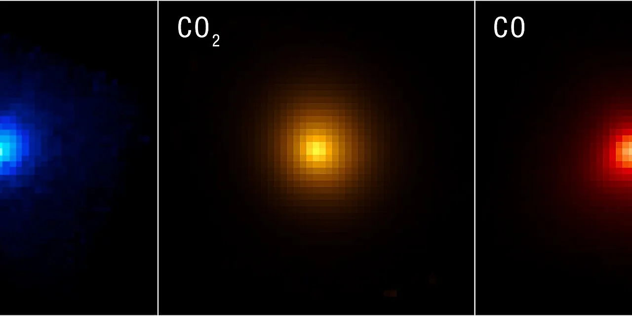 Interstellar Comet 3I ATLAS (NIRSpec IFU)