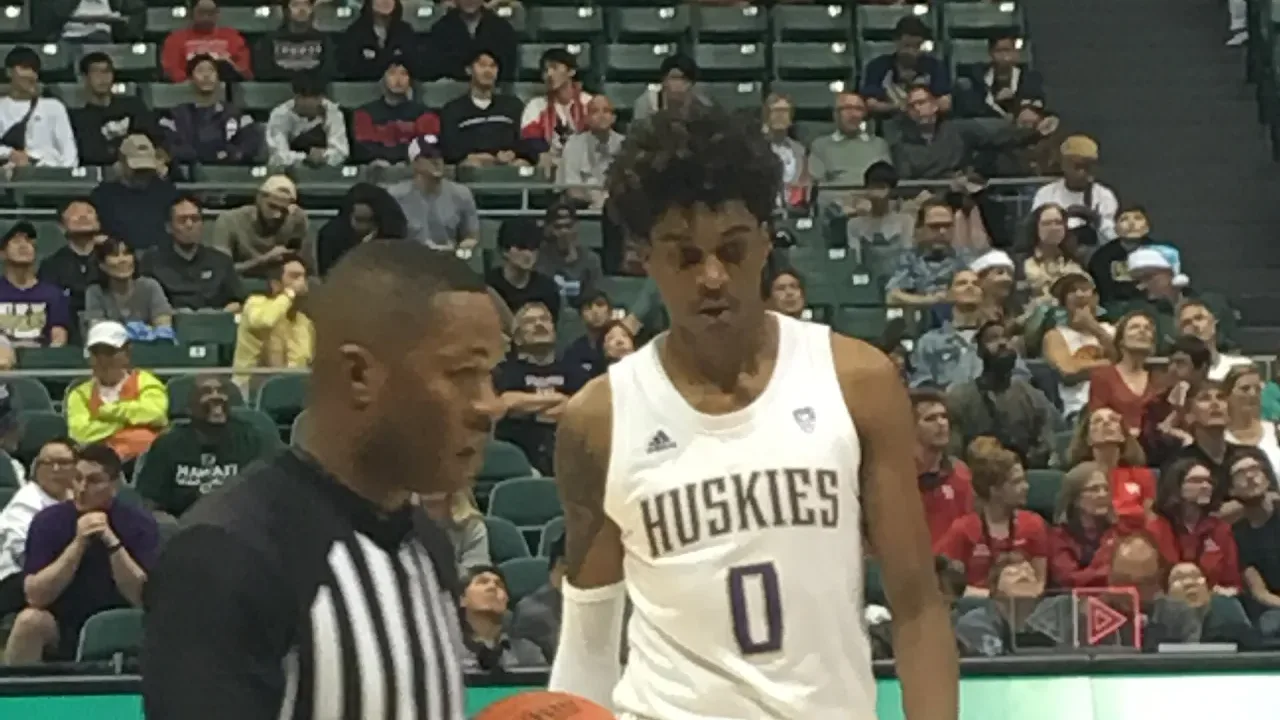 Jaden McDaniels at the 2019 Hawaiian Airlines Diamond Head Classic