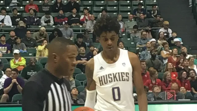 Jaden McDaniels at the 2019 Hawaiian Airlines Diamond Head Classic