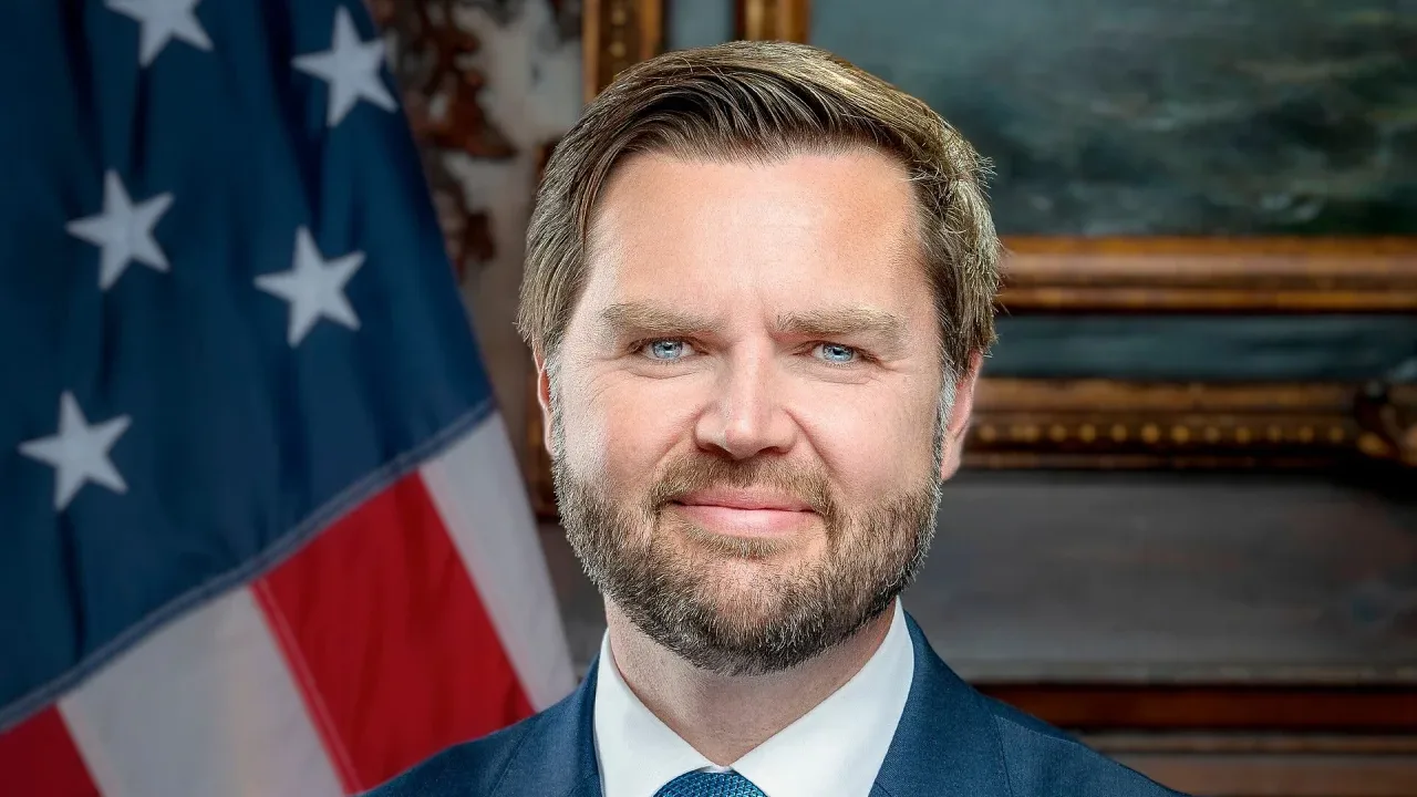 Official Portrait of JD Vance in January 2025.