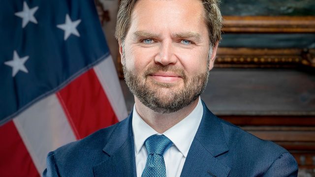 Official Portrait of JD Vance in January 2025.