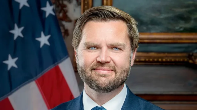 Official Portrait of JD Vance in January 2025.
