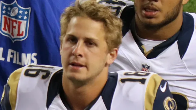 Jared Goff, a player on the National Football League.