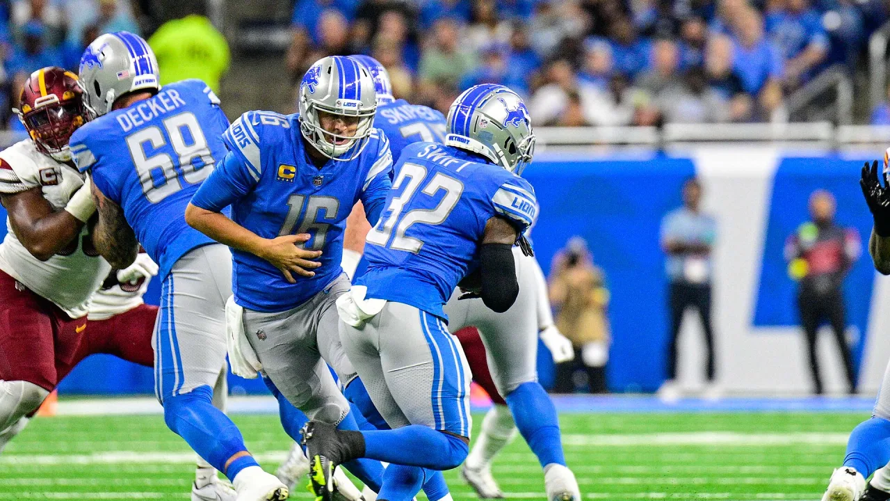 Jared Goff & D'Andre Swift Commanders vs Lions SEP2022