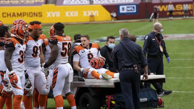 Joe Burrow after injury (2020)