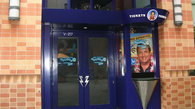 The Jon Lovitz Comedy Club box office at Universal CityWalk Hollywood.