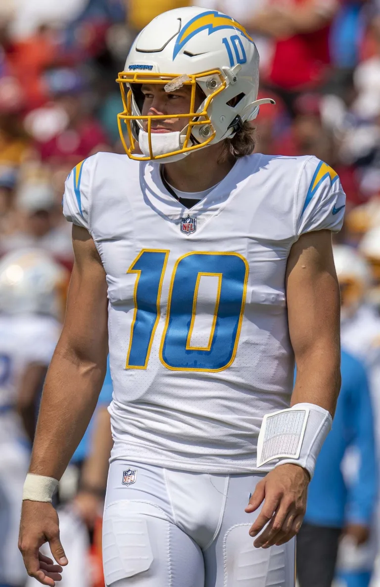 Justin Herbert Los Angeles Chargers at Washington Football Team, September 12, 2021