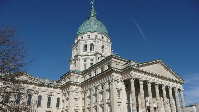 The State Capitol building of Topeka, Kansas. Taken with a Panasonic DMC-TZ3.