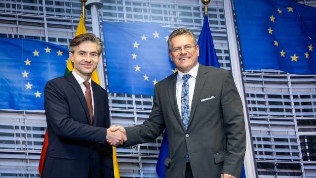 Kęstutis Budrys & Maroš Šefčovič - 2024