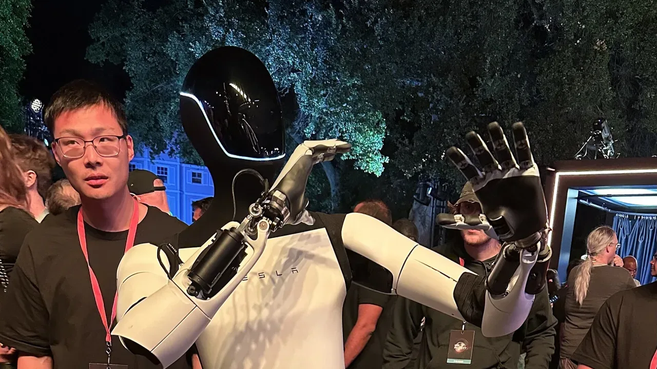 Latest Tesla Optimus Humanoid Robot