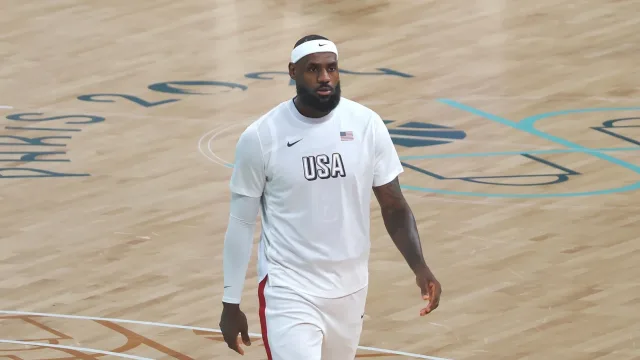 LeBron James during Paris 2024 Olympic Games