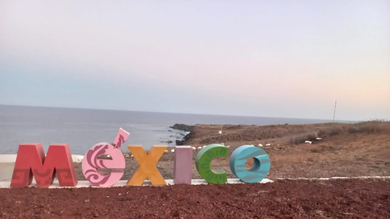 Letras de Mexico Mirador Ensenada Baja California