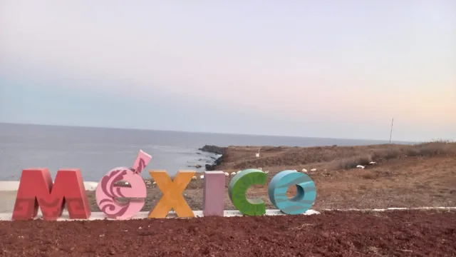 Letras de Mexico Mirador Ensenada Baja California