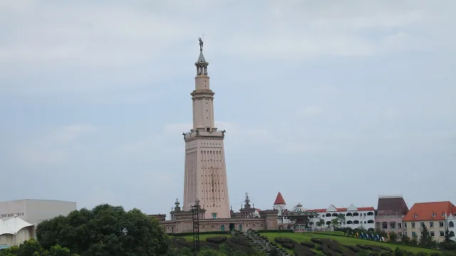 Lighthouse of Alexandria in "The Window of the World" cultural park in Changsha, China.