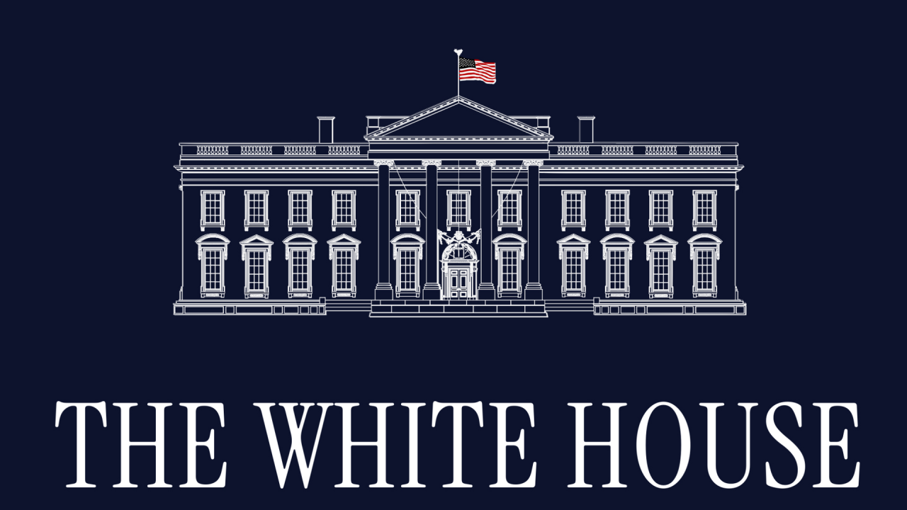 Logo White House-President Donald Trump (2025).